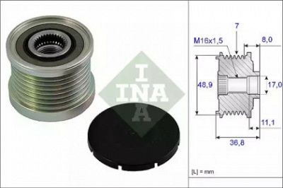 WILMINK GROUP wg1253657 -  Механизм свободного хода генератора